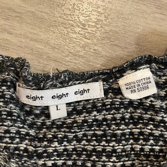 Eight eight eight grey pullover sweater large - Picture 4 of 6
